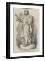 Marble Statue of the Reverend John Wesley, at the Theological Institution, Richmond-null-Framed Giclee Print