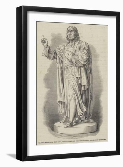 Marble Statue of the Reverend John Wesley, at the Theological Institution, Richmond-null-Framed Giclee Print