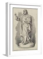 Marble Statue of the Reverend John Wesley, at the Theological Institution, Richmond-null-Framed Giclee Print