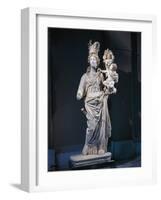 Marble Statue of Tyche, Goddess of Fortune, from Prusias Ad Hypium, Turkey-null-Framed Giclee Print