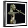 Marble Statue of Writer Sitting-null-Framed Giclee Print