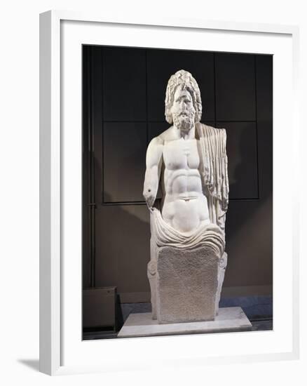 Marble Statue of Zeus from Gaza-null-Framed Giclee Print