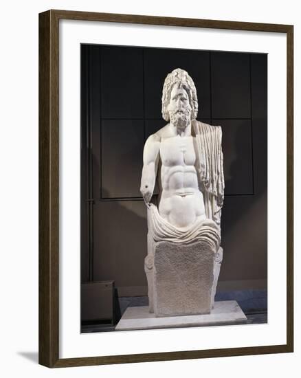 Marble Statue of Zeus from Gaza-null-Framed Giclee Print