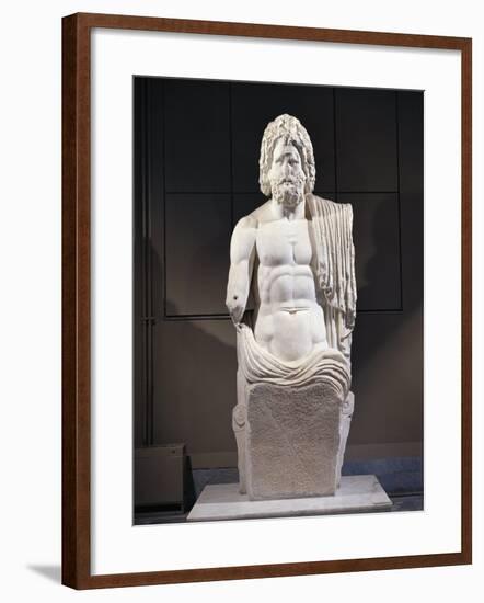 Marble Statue of Zeus from Gaza-null-Framed Giclee Print