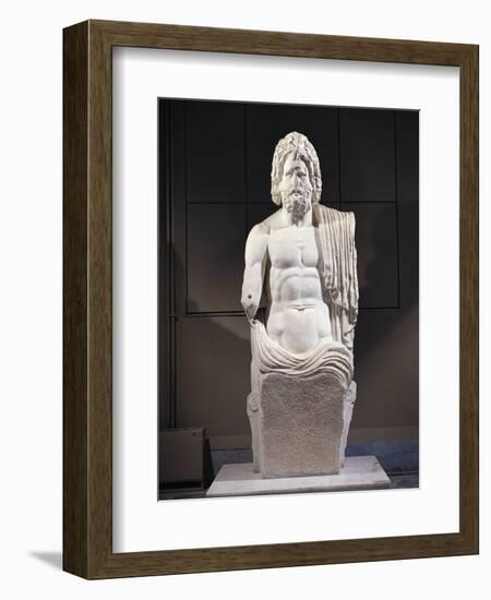 Marble Statue of Zeus from Gaza-null-Framed Giclee Print