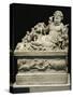 Marble Statue Representing Tiber River, Copy on Smaller Scale of Statue-null-Stretched Canvas