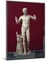 Marble Statue the Diadumenos, Diadem Wearer-null-Mounted Giclee Print
