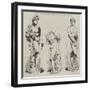 Marble Statues Found in Windsor Forest-null-Framed Giclee Print