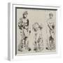 Marble Statues Found in Windsor Forest-null-Framed Giclee Print