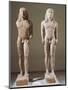 Marble Statues Representing Brothers Kleobis and Biton-null-Mounted Giclee Print