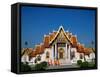 Marble Temple, Monks, Bangkok, Thailand-Steve Vidler-Framed Stretched Canvas