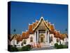 Marble Temple, Monks, Bangkok, Thailand-Steve Vidler-Stretched Canvas