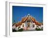 Marble Temple, Monks, Bangkok, Thailand-Steve Vidler-Framed Photographic Print