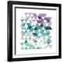 Marble Triangle-OnRei-Framed Art Print