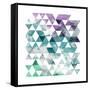 Marble Triangle-OnRei-Framed Stretched Canvas