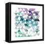 Marble Triangle-OnRei-Framed Stretched Canvas