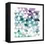 Marble Triangle-OnRei-Framed Stretched Canvas