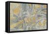 Marbled Abstract Neutral-Wild Apple Portfolio-Framed Stretched Canvas