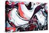 Marbled Abstract Wallpaper-Swedish Marble-Stretched Canvas