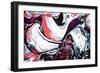 Marbled Abstract Wallpaper-Swedish Marble-Framed Art Print