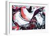 Marbled Abstract Wallpaper-Swedish Marble-Framed Art Print