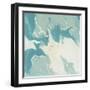 Marbled Aqua I-Ethan Harper-Framed Art Print