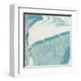 Marbled Aqua II-Ethan Harper-Framed Art Print