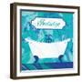 Marbled Bath II-Wild Apple Portfolio-Framed Art Print