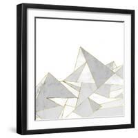 Marbled Geo Mountains II-PI Studio-Framed Art Print