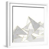 Marbled Geo Mountains II-PI Studio-Framed Art Print