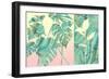 Marbled Tropical Silhouettes-null-Framed Premium Giclee Print