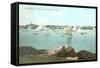 Marblehead Harbor, Marblehead, Mass.-null-Framed Stretched Canvas