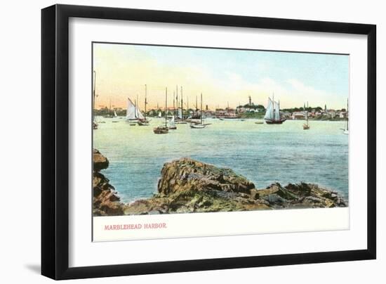 Marblehead Harbor, Mass.-null-Framed Art Print