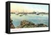 Marblehead Harbor, Mass.-null-Framed Stretched Canvas