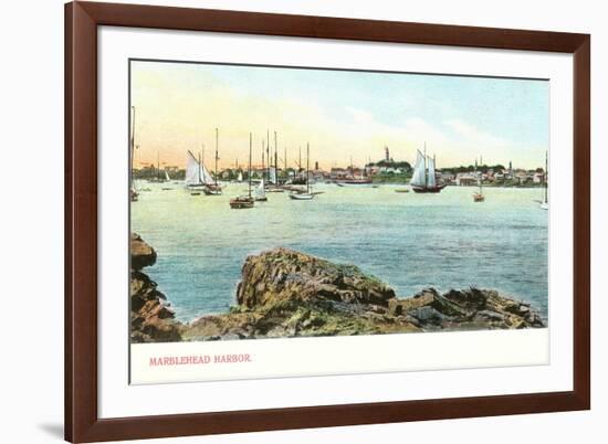 Marblehead Harbor, Mass.-null-Framed Art Print