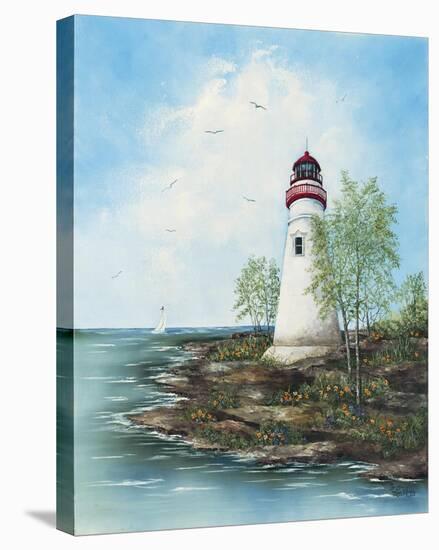 Marblehead Light-Sherry Masters-Stretched Canvas
