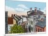 Marblehead, Massachusetts, Quaint Old Street Scene-Lantern Press-Mounted Art Print