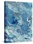 Marbleized Beach View I-Gina Ritter-Stretched Canvas