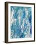 Marbleized Beach View II-Gina Ritter-Framed Art Print