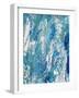 Marbleized Beach View II-Gina Ritter-Framed Art Print