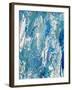 Marbleized Beach View II-Gina Ritter-Framed Art Print