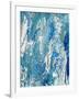 Marbleized Beach View II-Gina Ritter-Framed Art Print