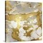 Marbleized in Gold and Silver-Danielle Carson-Stretched Canvas