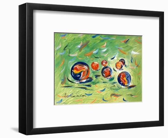 Marbles-Cynthia Hudson-Framed Art Print