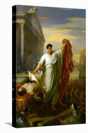 Marc Anthony Reading the Will of Caesar, 1834-William Hilton-Stretched Canvas