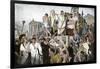 Marc Antony's Oration over Julius Caesar's Body in Ancient Rome, 44 Bc-null-Framed Giclee Print