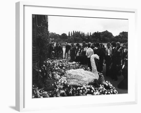 Marc Bolan's Funeral-null-Framed Photographic Print