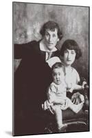 Marc Chagall with His First Wife Bella and Daughter Ida-Russian Photographer-Mounted Giclee Print