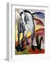 Marc: Grey Horse, 1911-Franz Marc-Framed Giclee Print