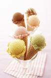 Ice Cream Cones with Different Flavours of Ice Cream-Marc O^ Finley-Photographic Print